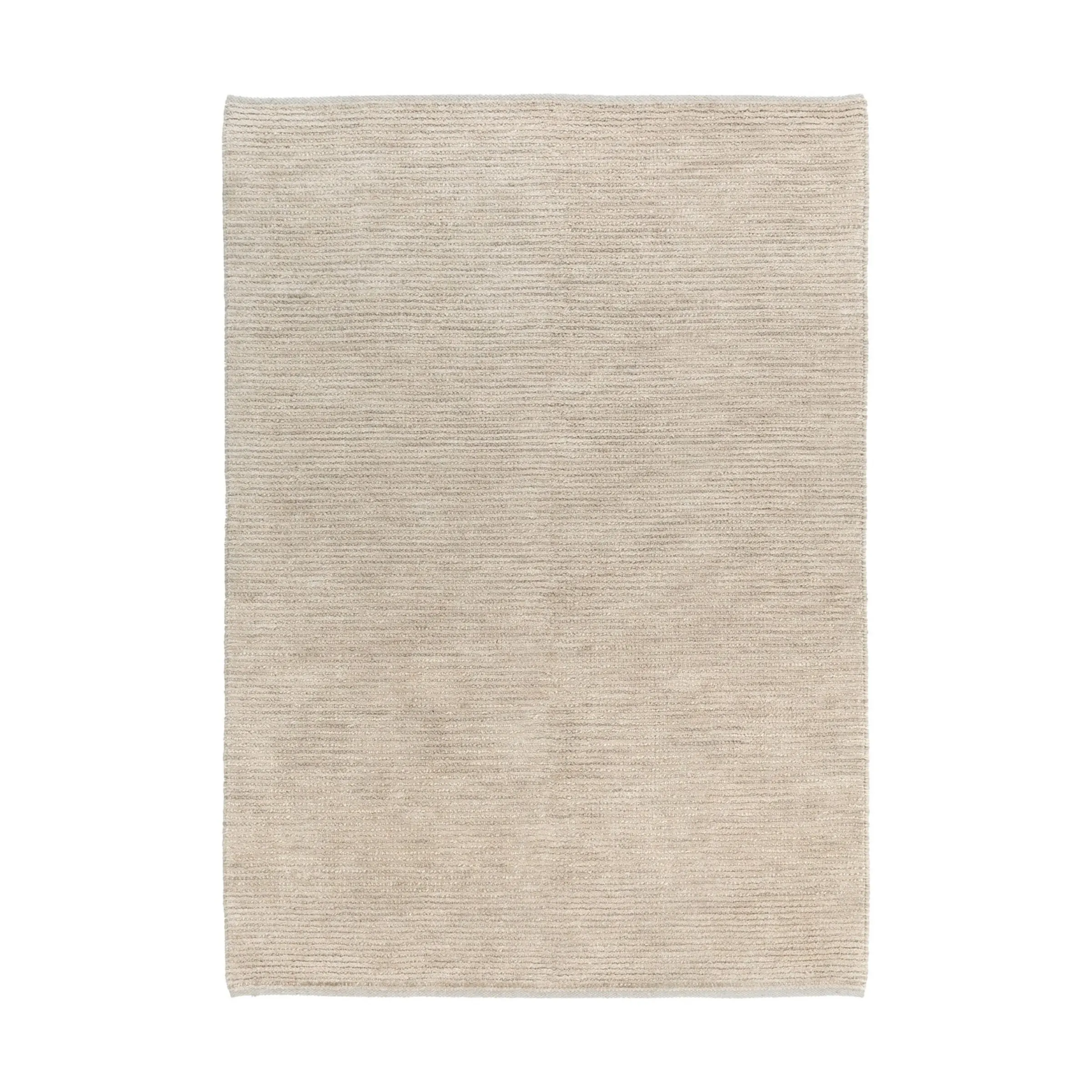 DreamWeaver Pure Scandinavian Wool Rug, Beige, 80x300cm