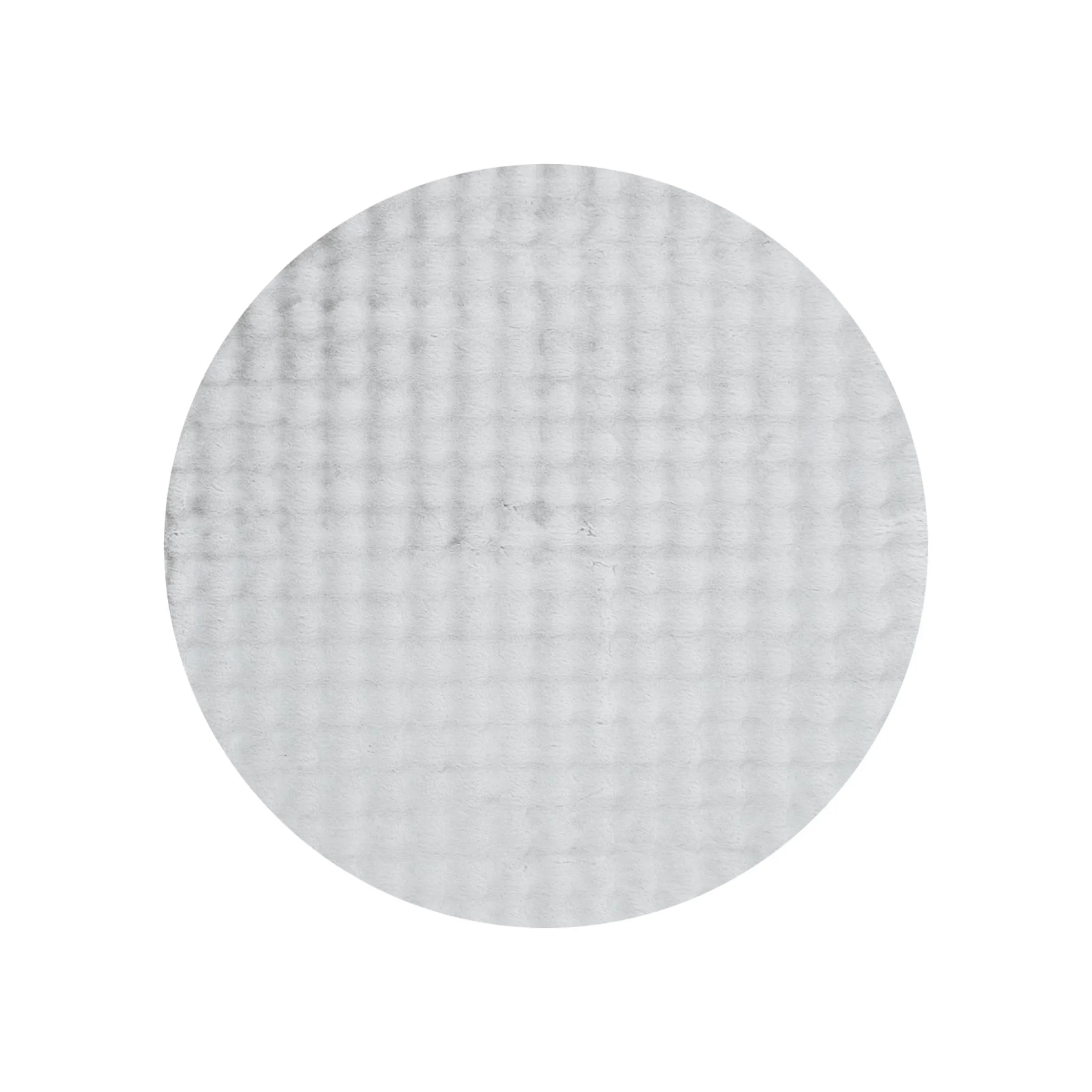 DreamWeaver Essence Machine Washable Rug, Silver, 100 x100cm