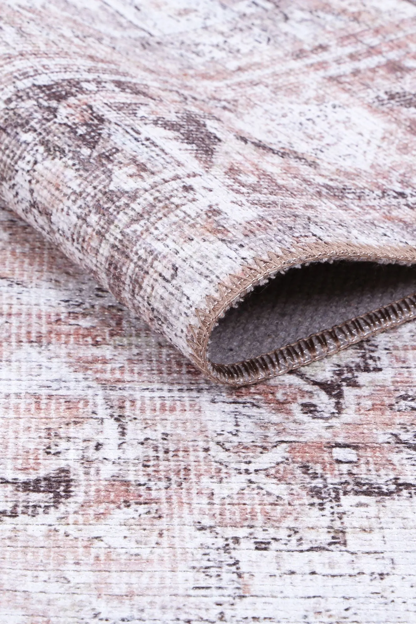 DreamWeaver Homestead Machine Washable Rug, Amelie Terracotta, 200x290cm
