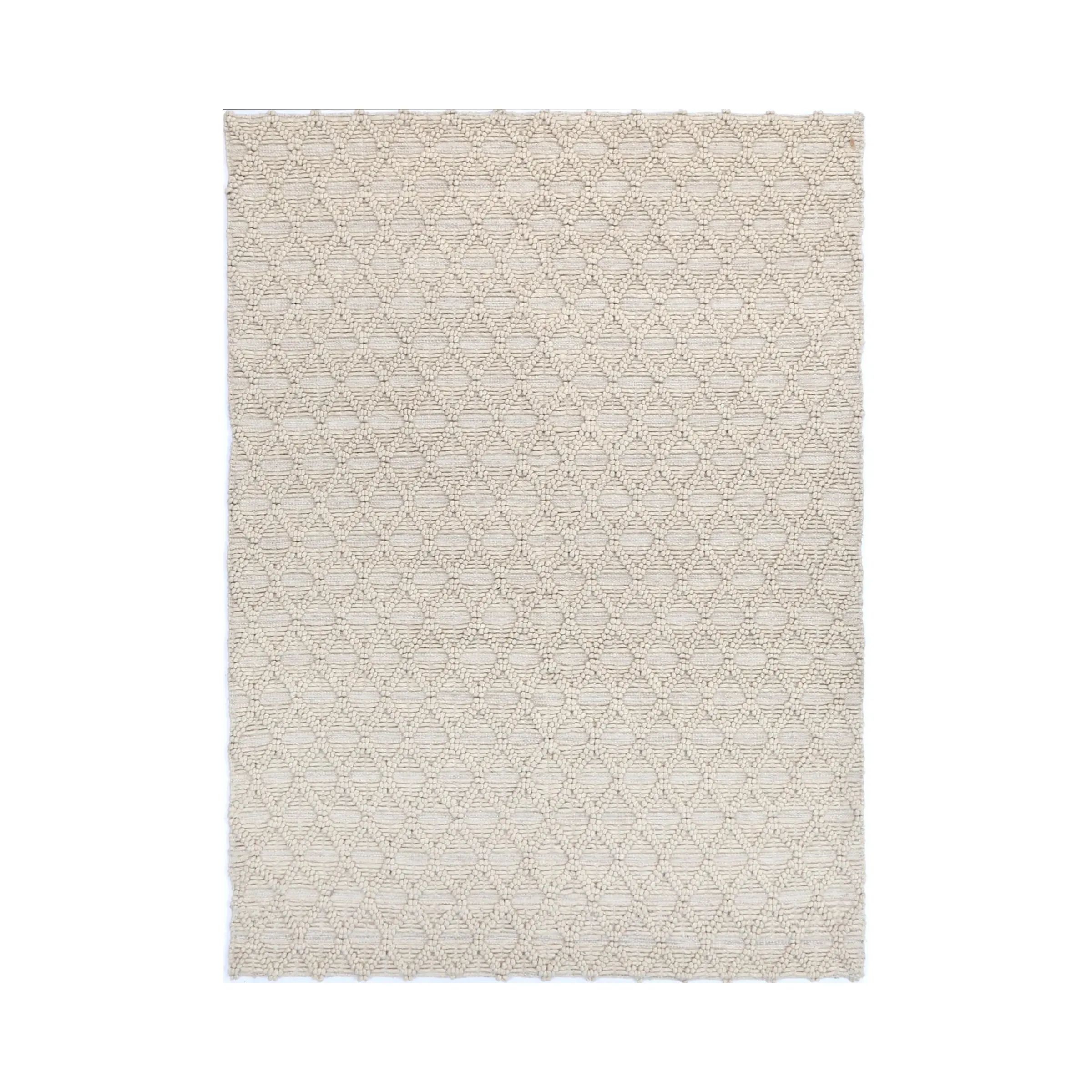 DreamWeaver Wave Scandinavian Rug, Mosaic Natural, 160x230cm