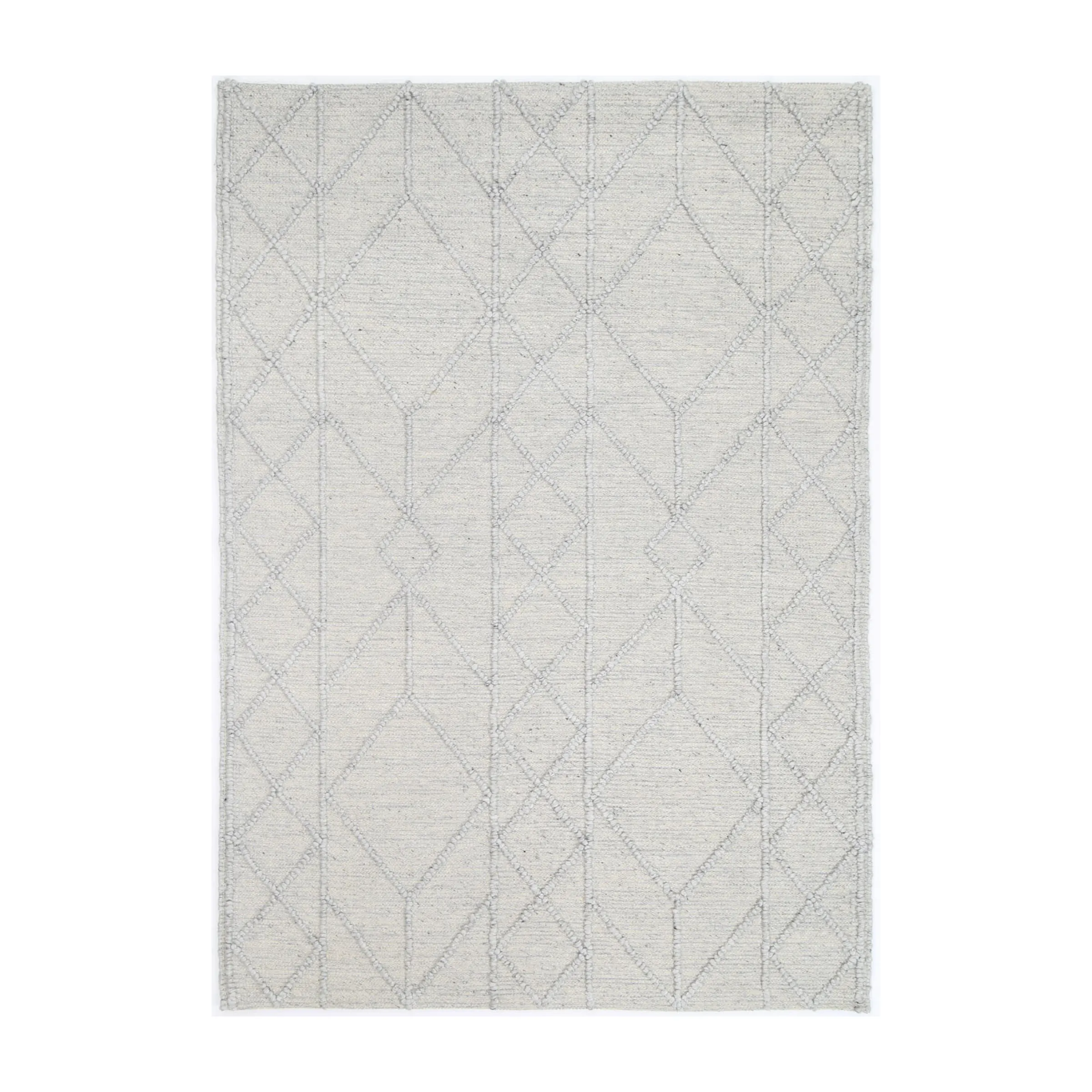 DreamWeaver Wave Scandinavian Rug, Tribal Grey, 200x290cm