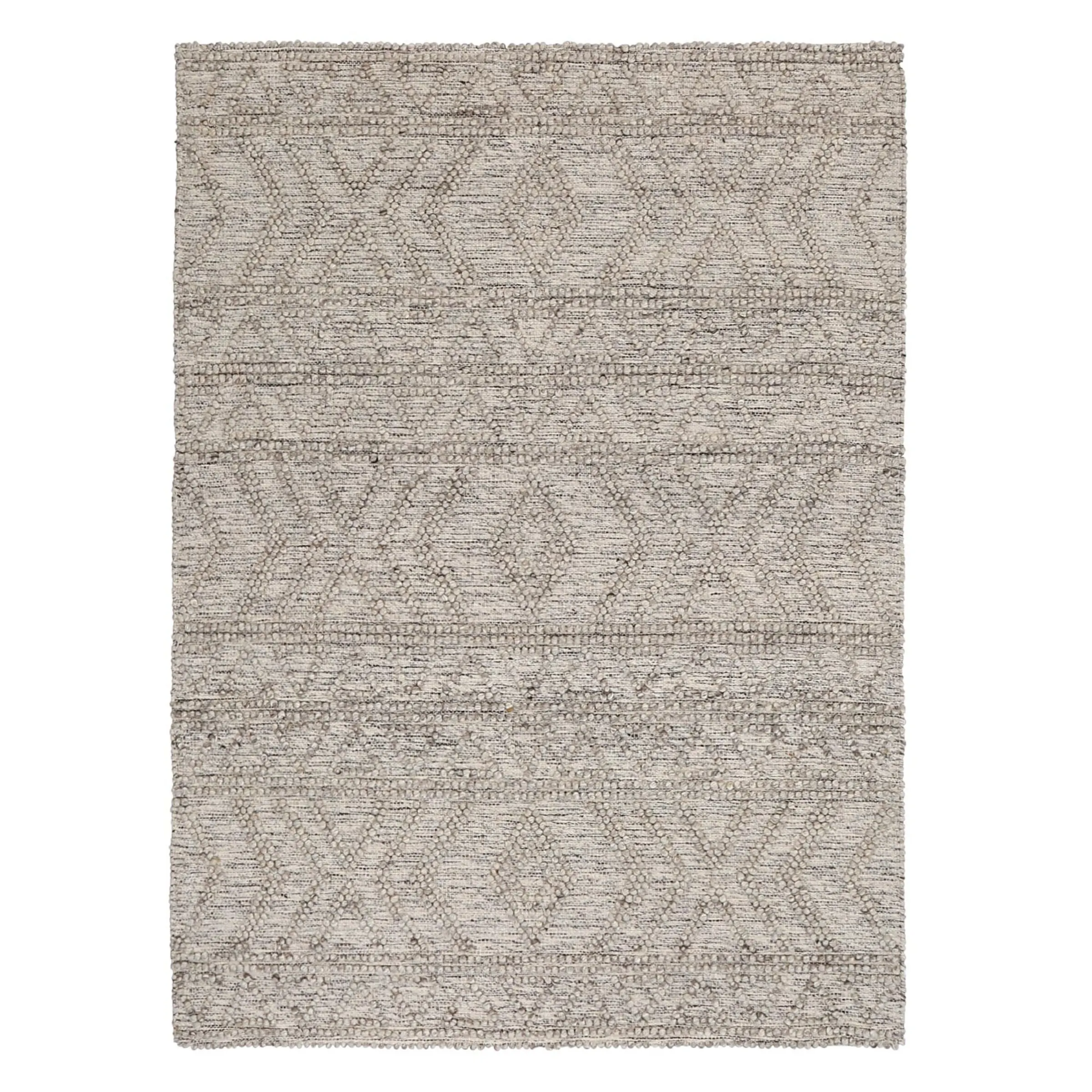 DreamWeaver Wave Scandinavian Rug, Lattice Ash, 300x400cm