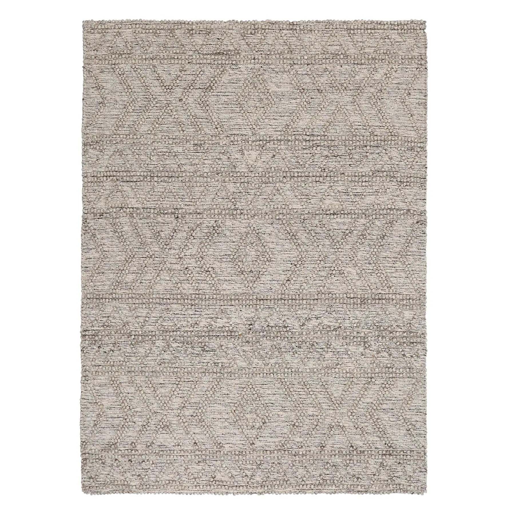 DreamWeaver Wave Scandinavian Rug, Lattice Ash, 240x330cm