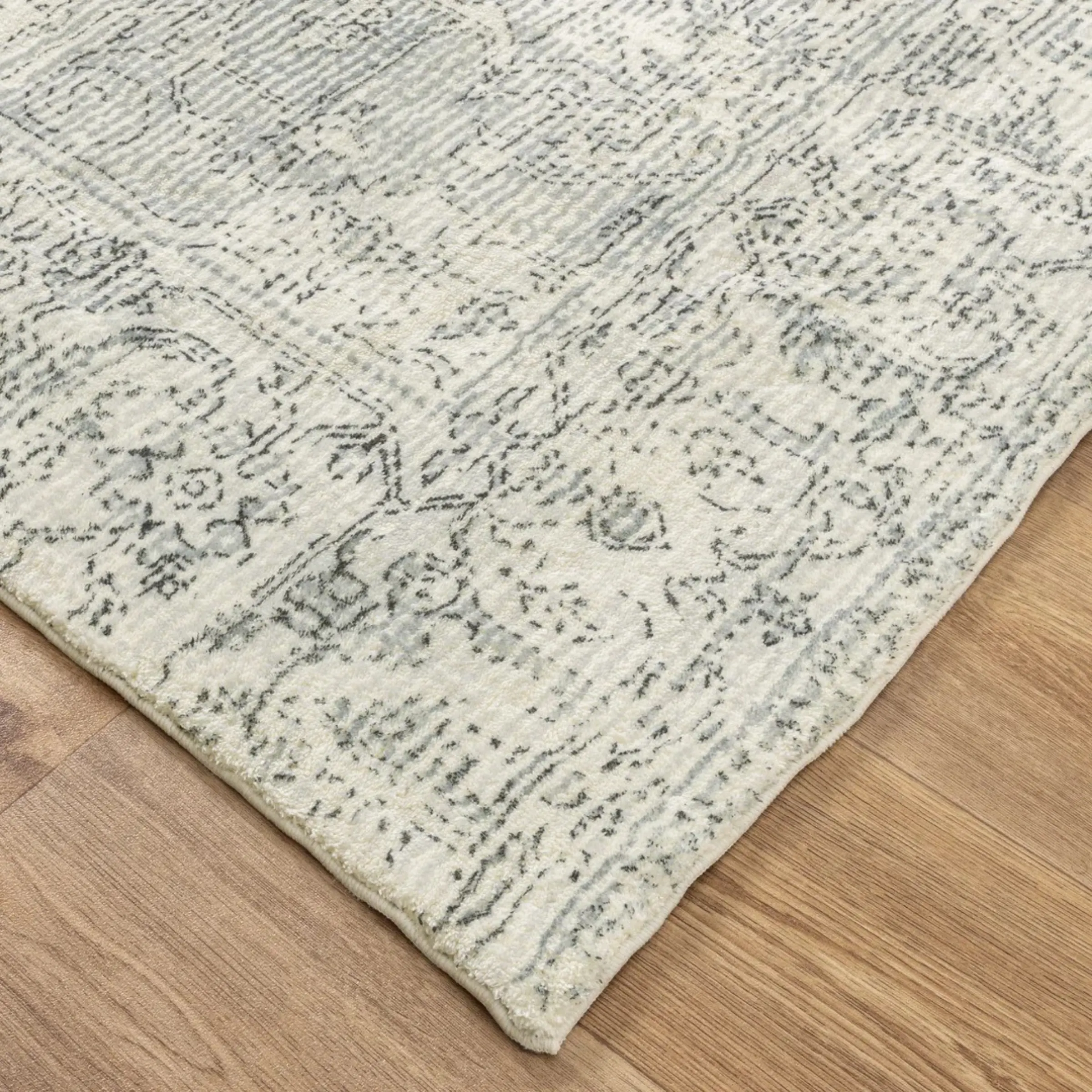 DreamWeaver Oasis Machine Washable Rug, Medallion Blue, 160x230cm