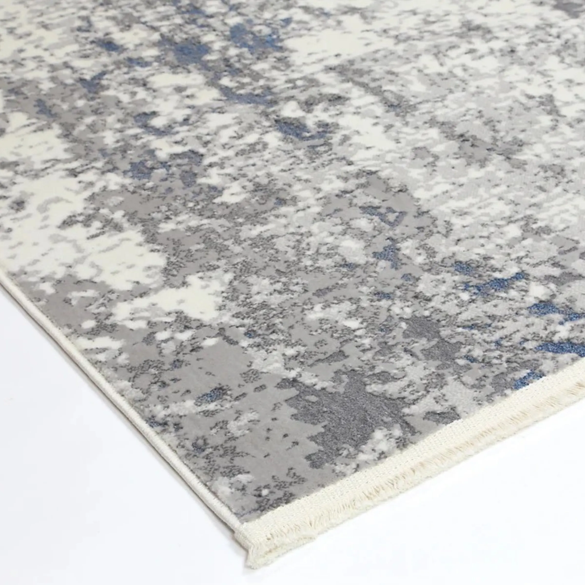 DreamWeaver Aura Modern Rug, Grey Blue, 200x290cm