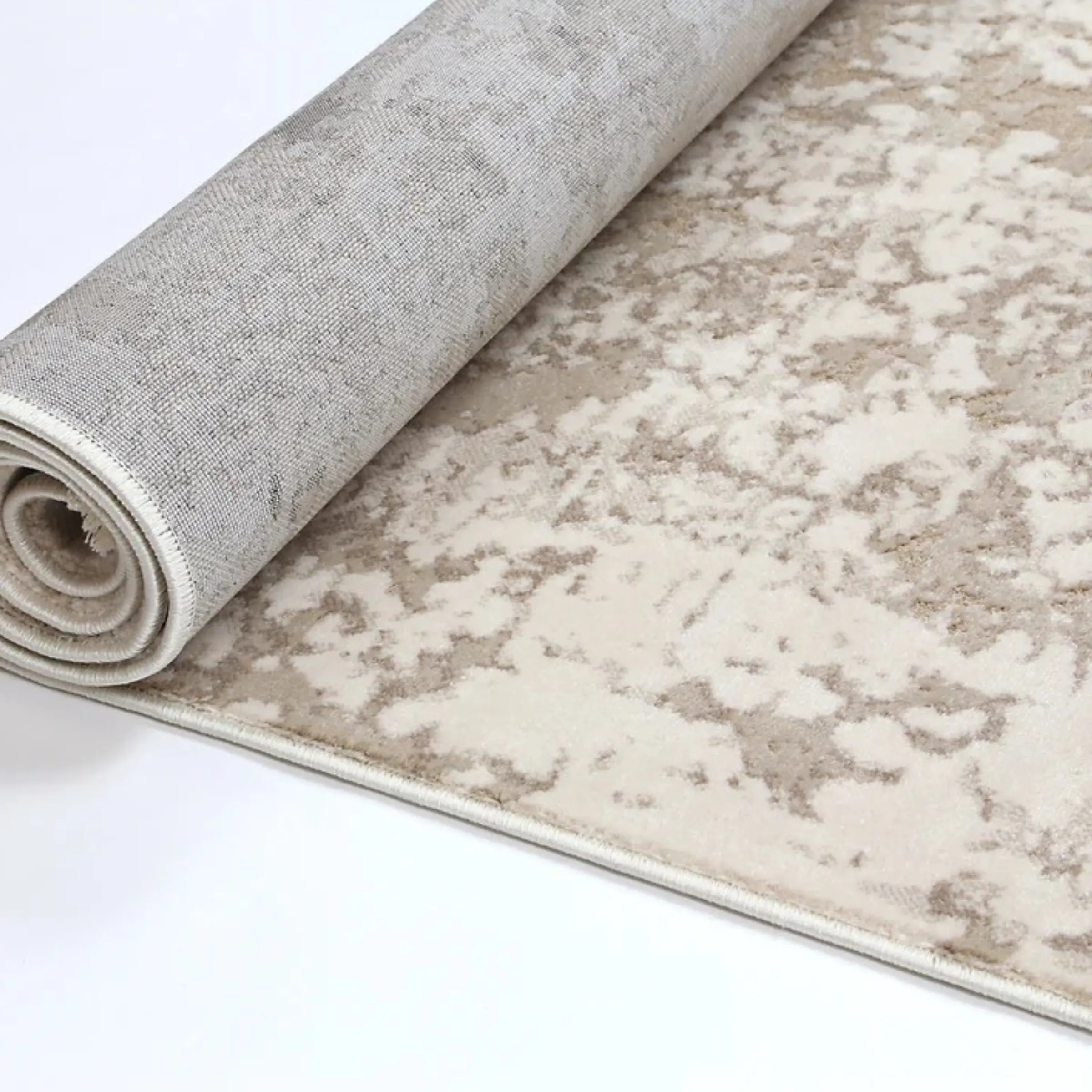 DreamWeaver Aura Modern Rug, Beige, 160x230cm