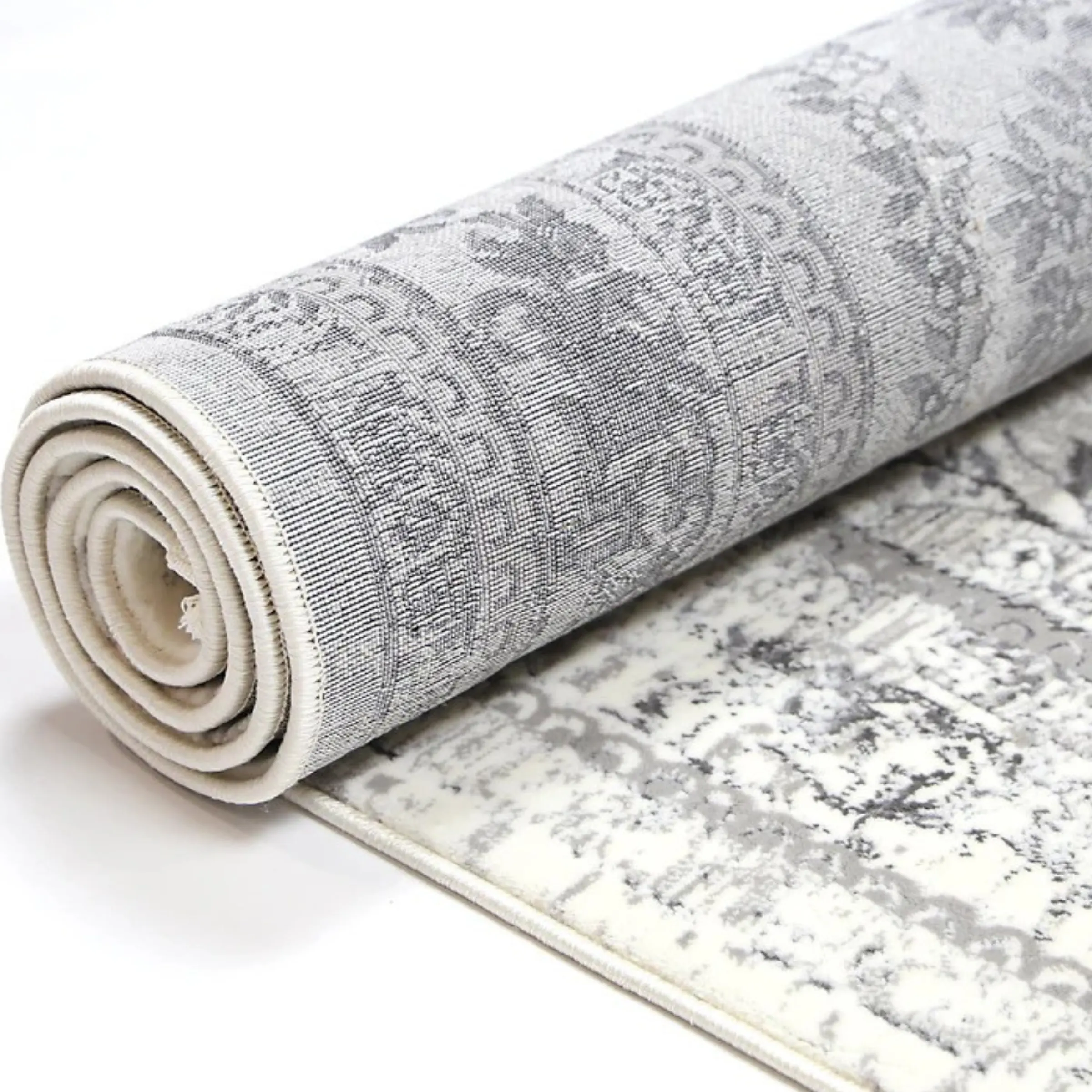 DreamWeaver Odyssey Vintage Rug, Grey, 160x230cm