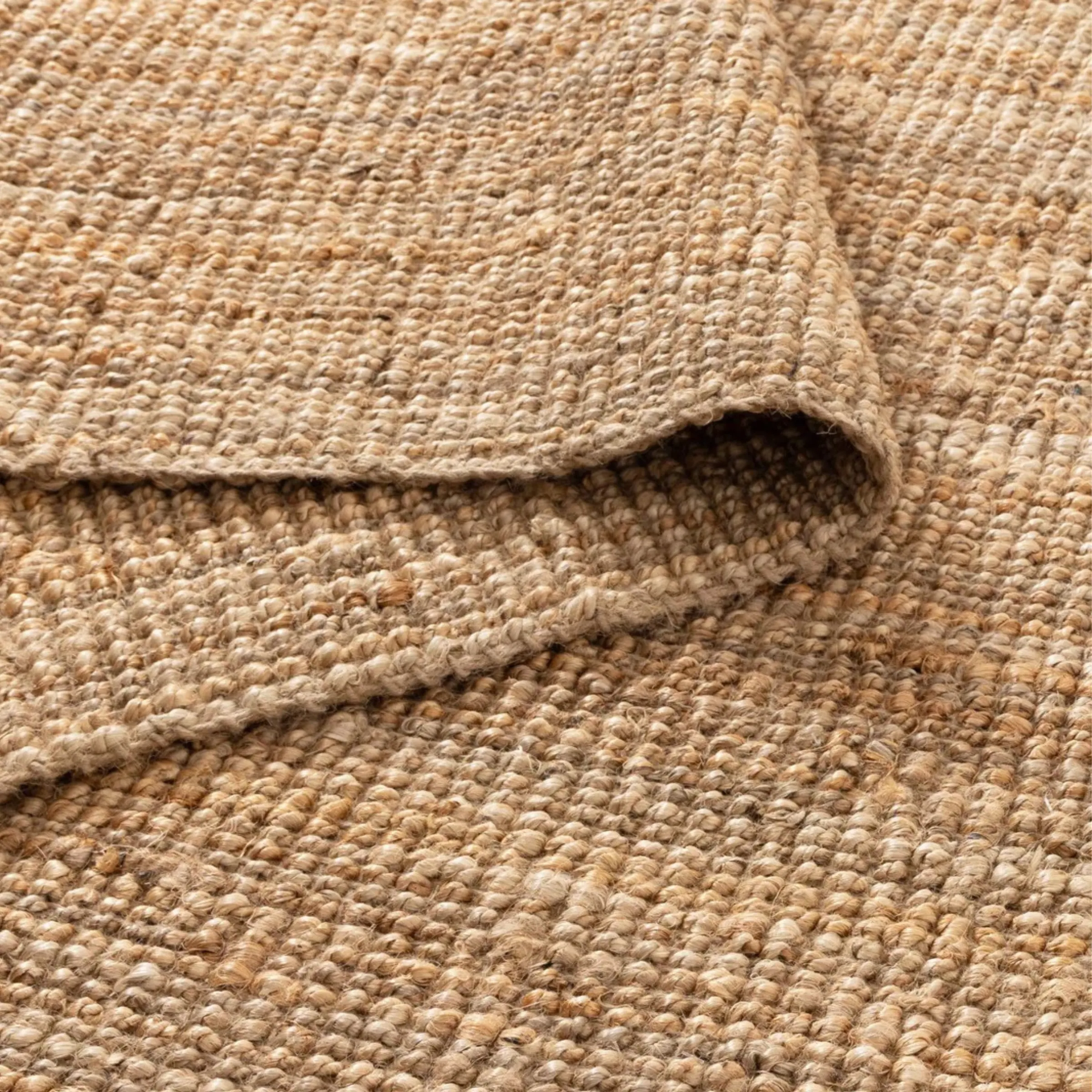 DreamWeaver Savannah Scandinavian Jute Rug, Natural, 160x230cm