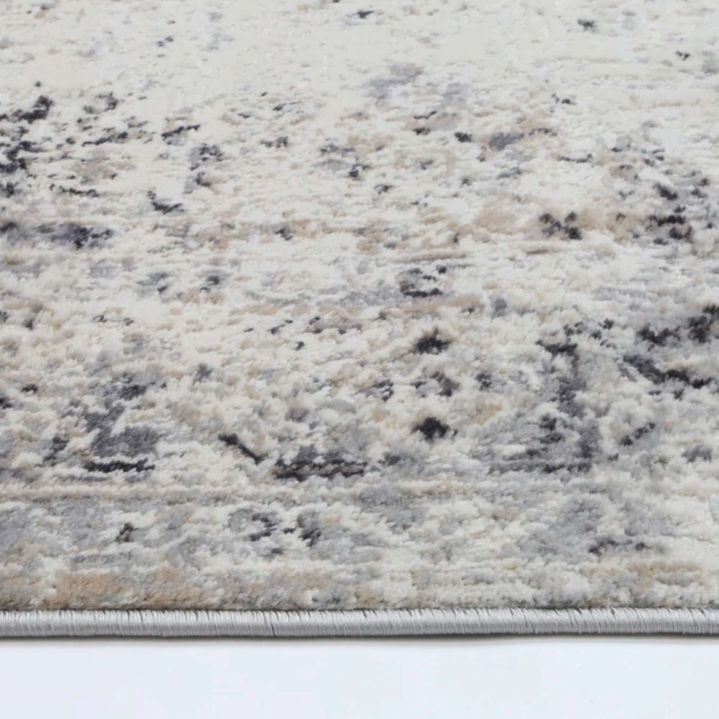 DreamWeaver Zenith Contemporary Rug, Beige Grey, 160x230cm