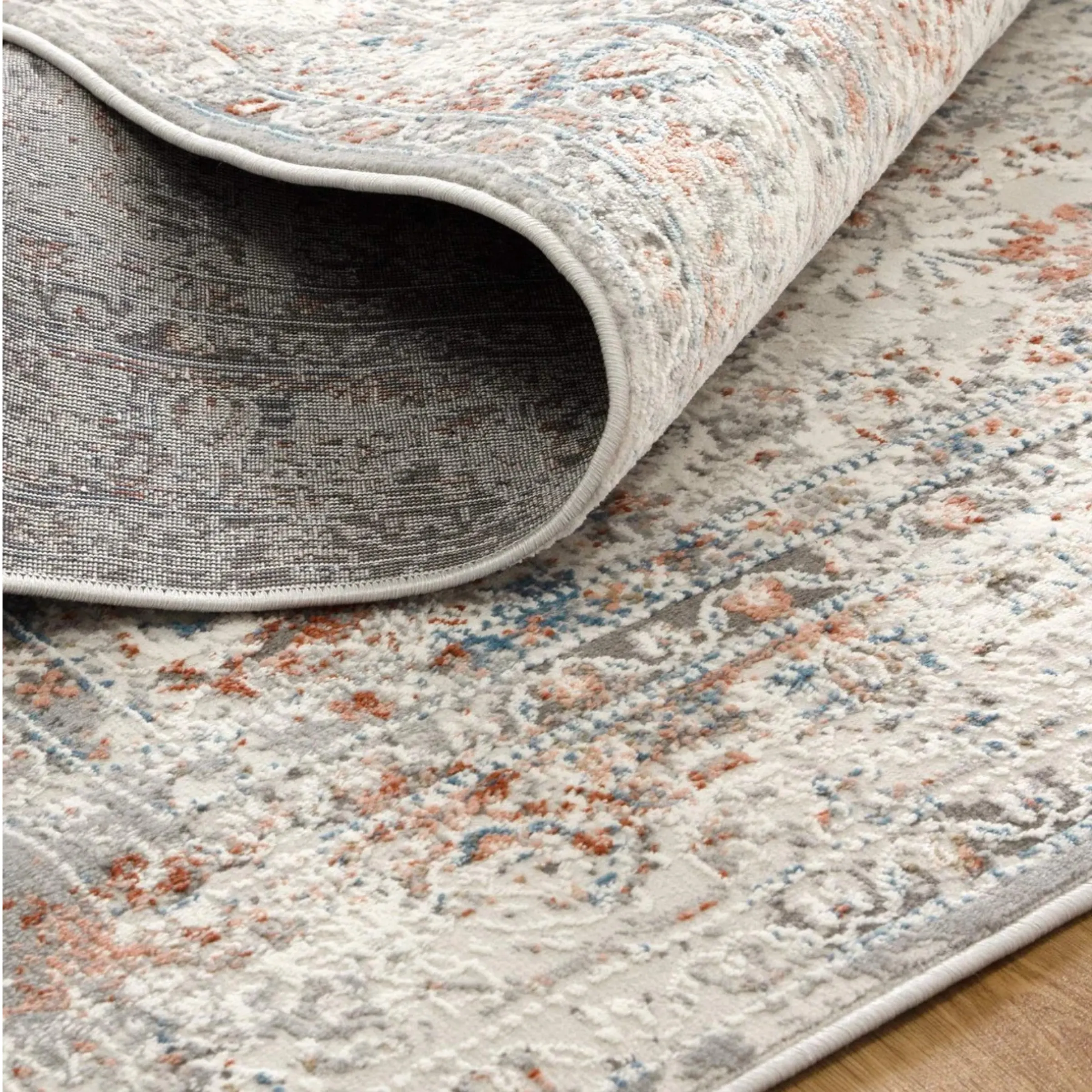 DreamWeaver Zenith Contemporary Rug, Persian Grey, 80x300cm