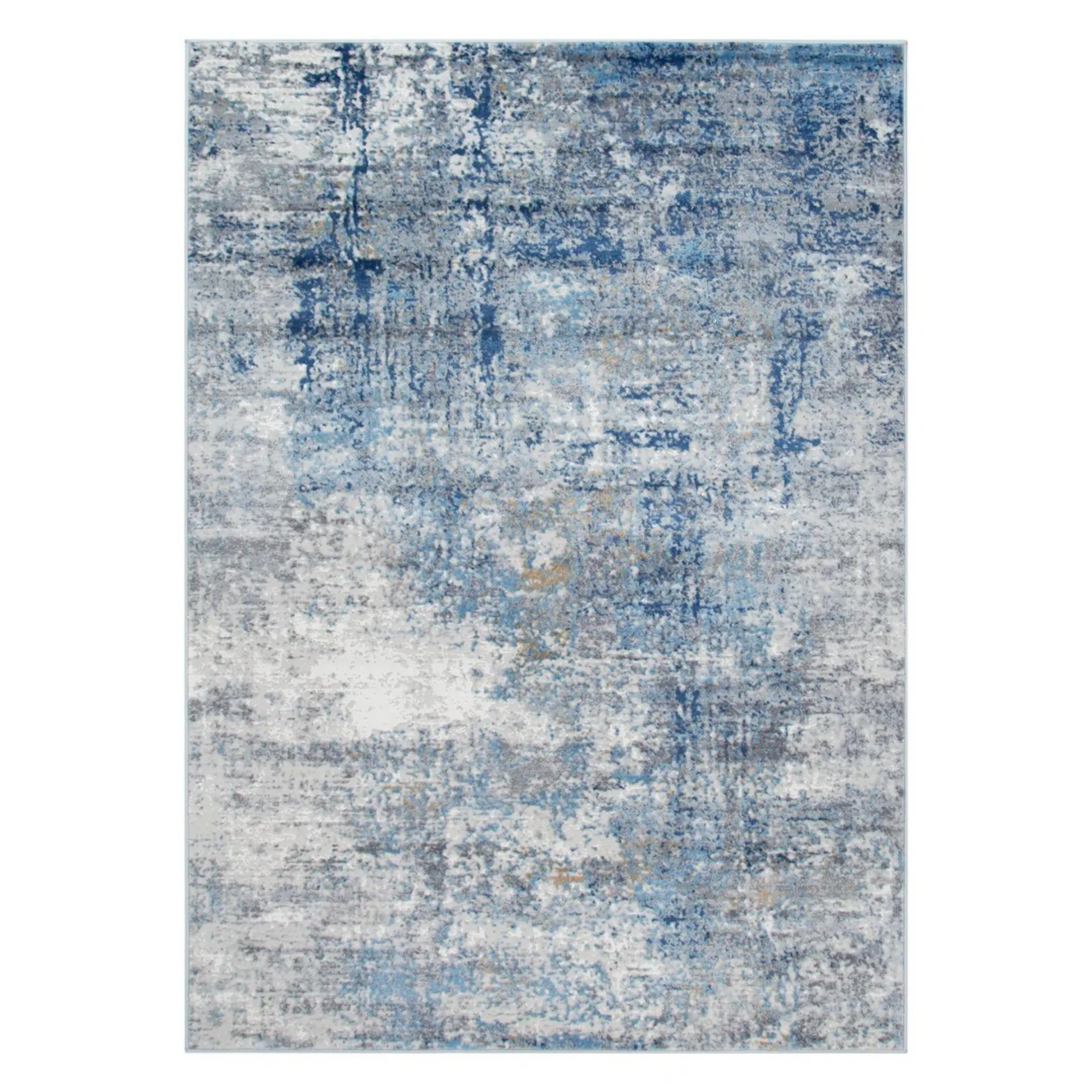 DreamWeaver Zenith Modern Rug, Navy Blue, 240x330cm