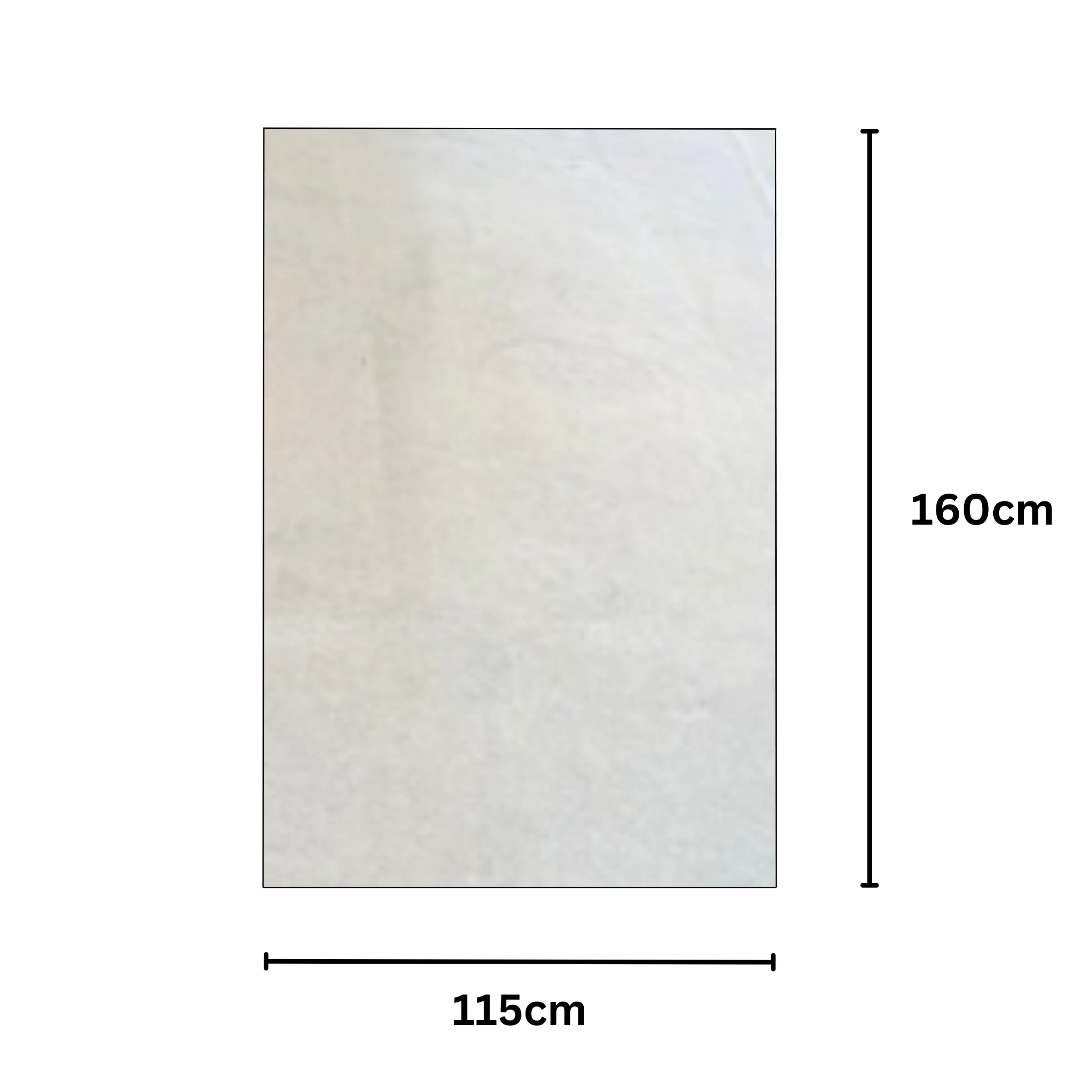 DreamWeaver Rugstop Non-Slip Underlay - Soft and Hard Flooring, 115x160cm