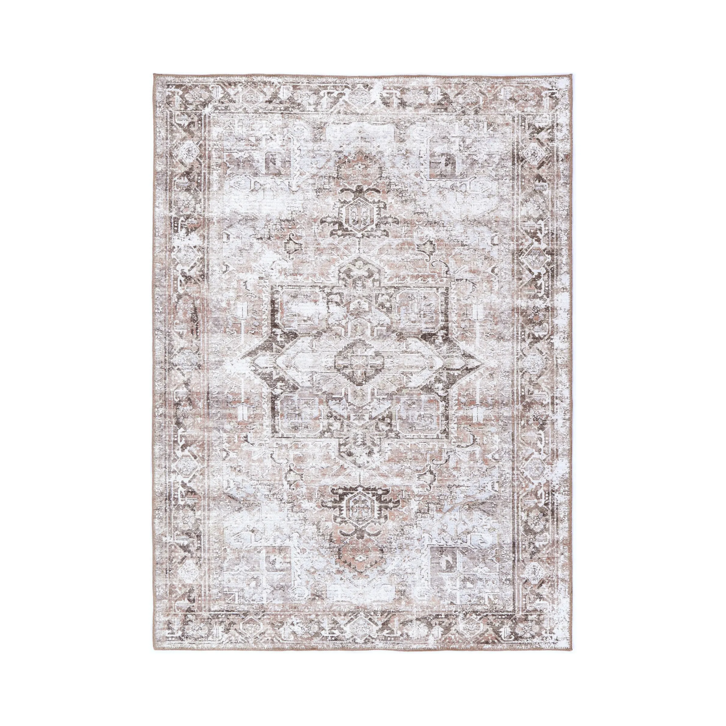 DreamWeaver Homestead Machine Washable Rug, Amelie Terracotta, 240x330cm