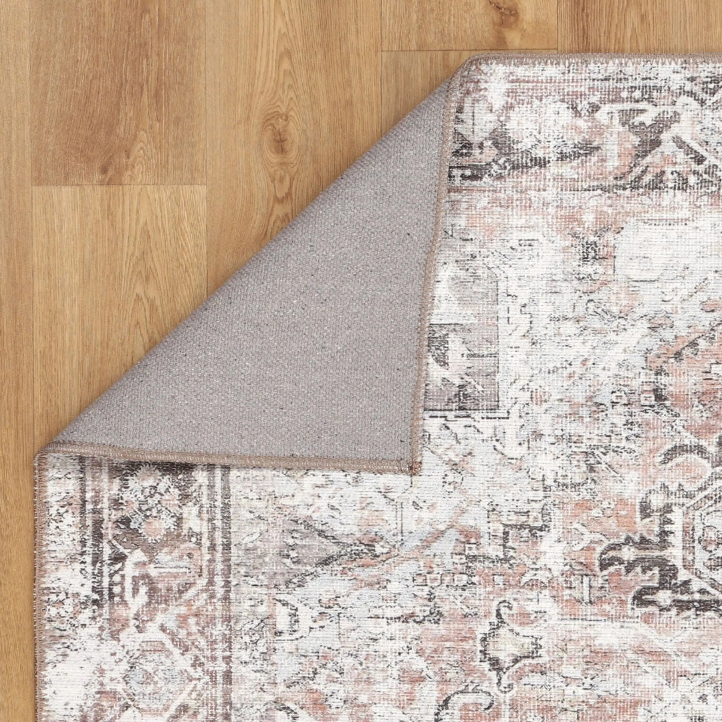 DreamWeaver Homestead Machine Washable Rug, Amelie Terracotta, 240x330cm