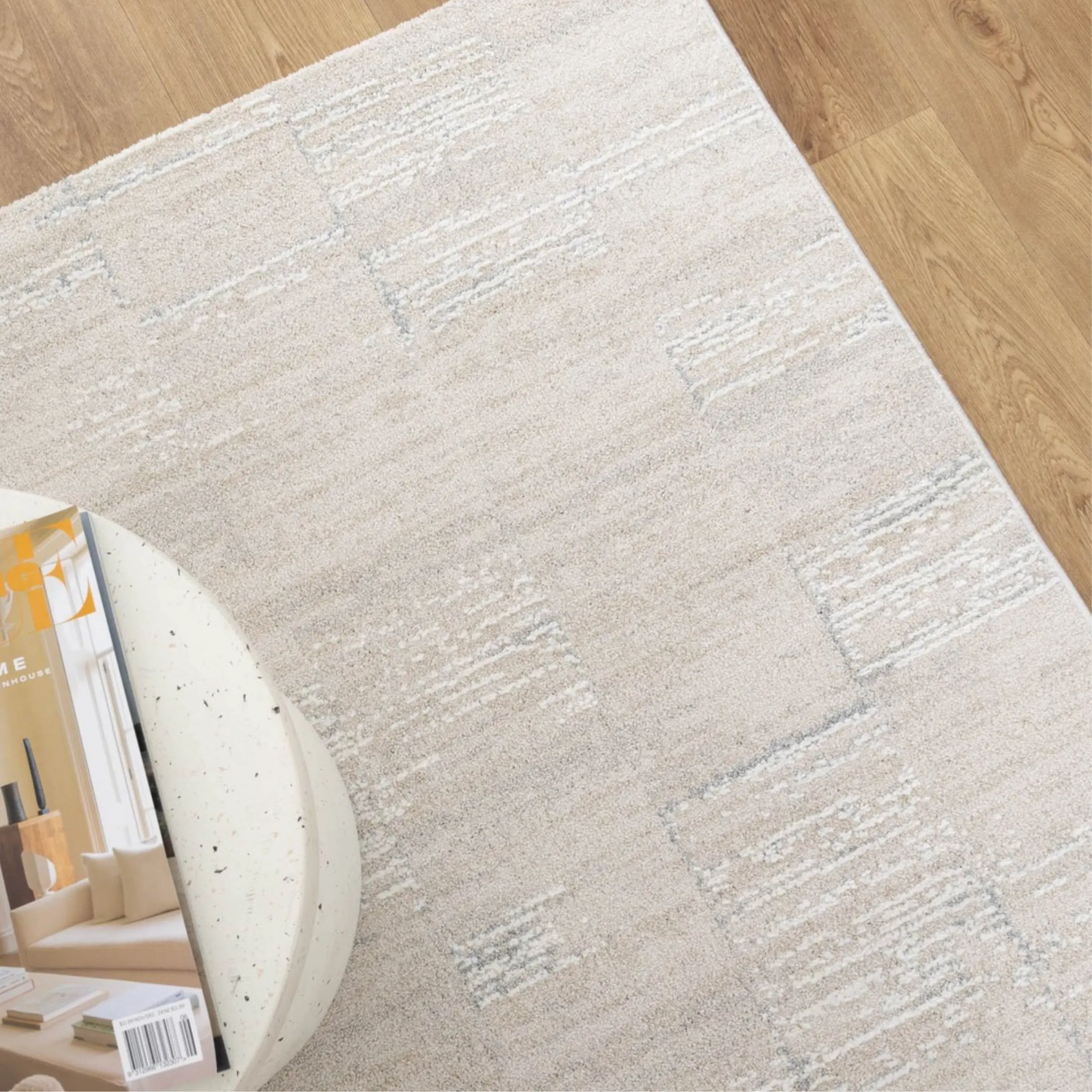 DreamWeaver Trend Rug, Beige & Grey, 200x290cm