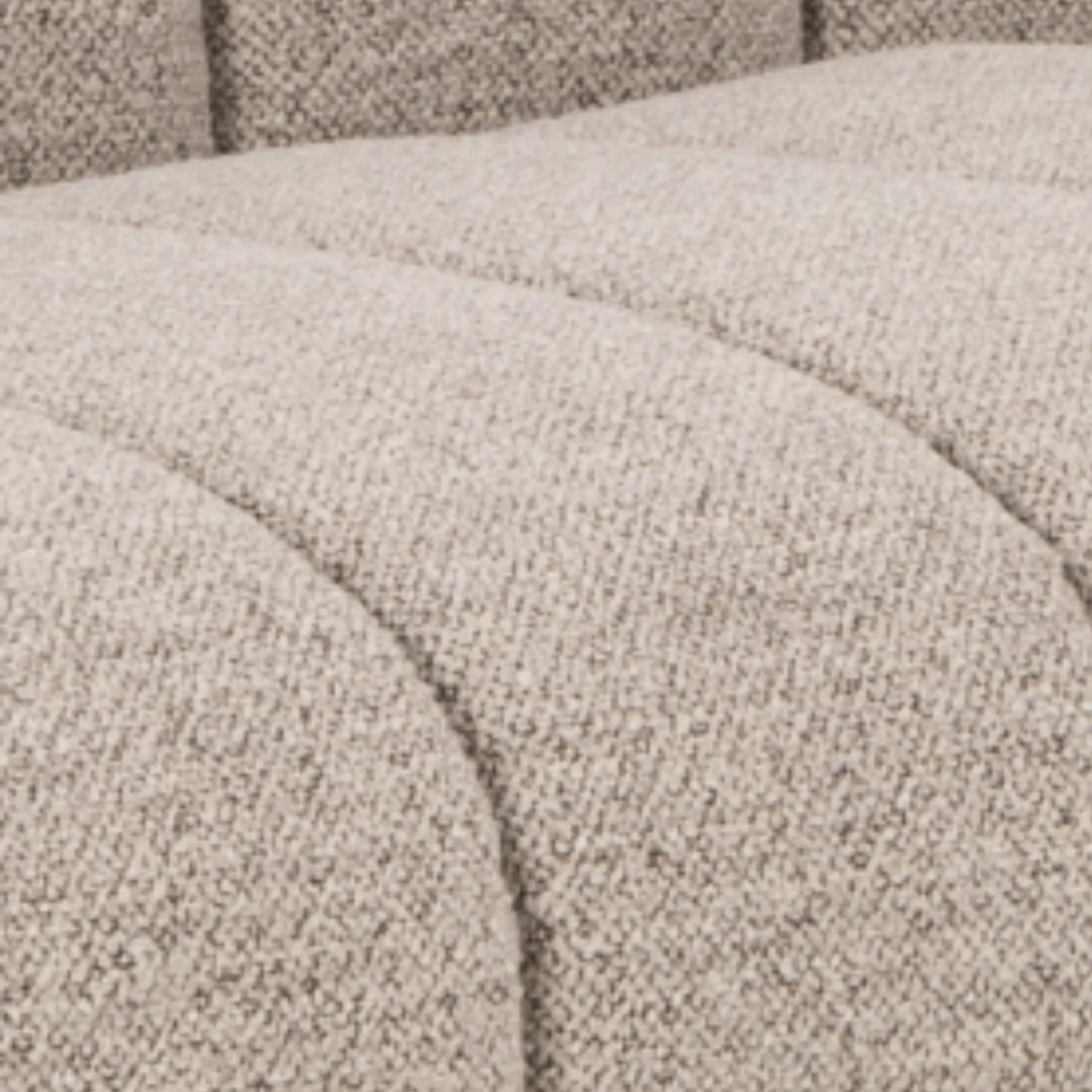 Hjem Design Tampa 1-Seater Sofa, Beige