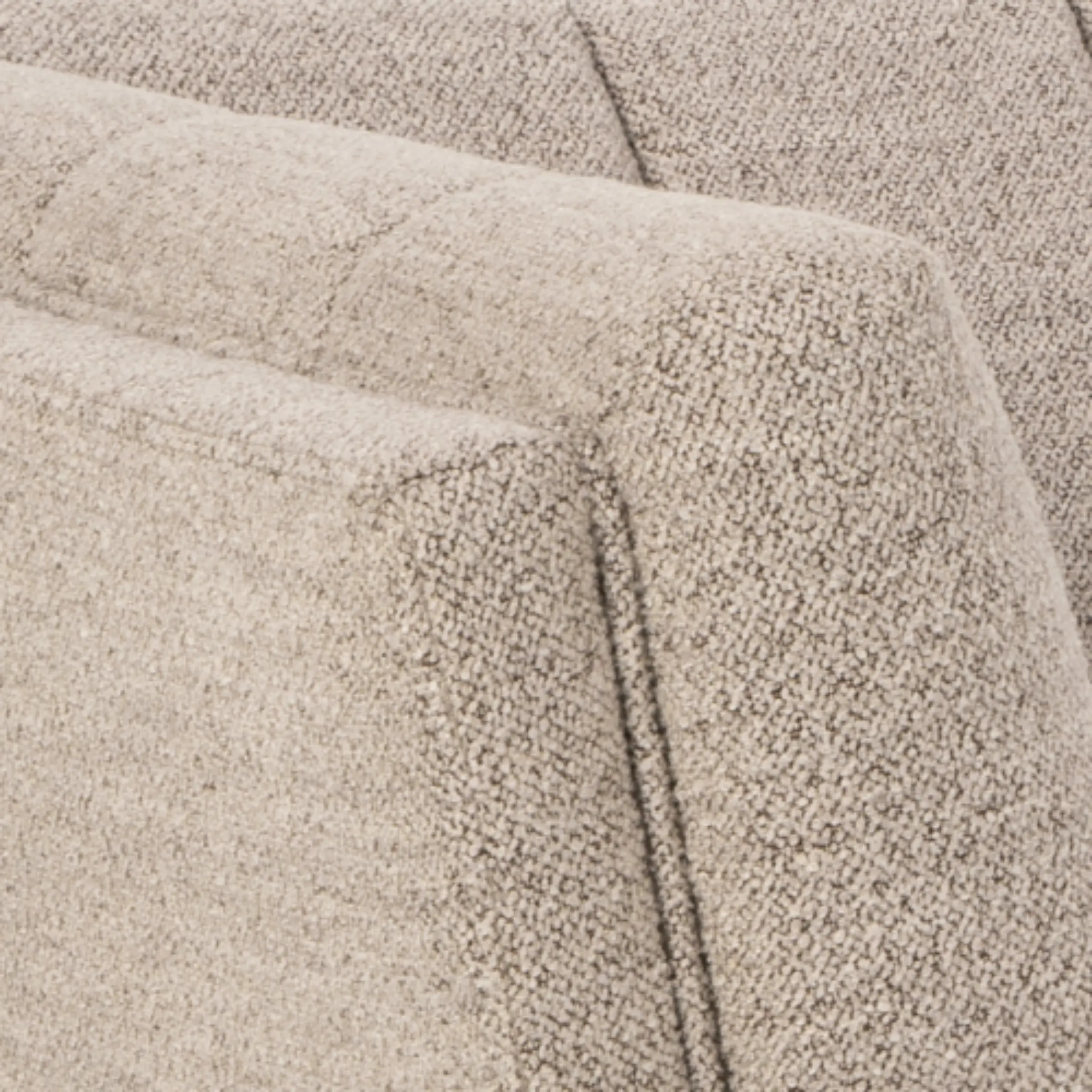 Hjem Design Tampa 1-Seater Sofa, Beige
