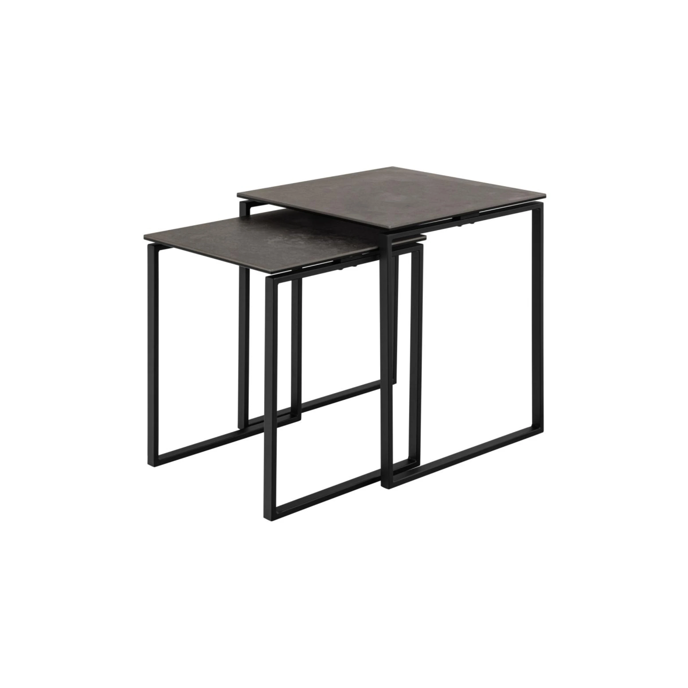 Hjem Design Katrine Square Coffee Table Set