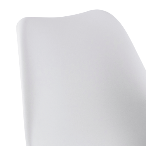 Hjem Design Nyx Dining Chair, White, Set of 2