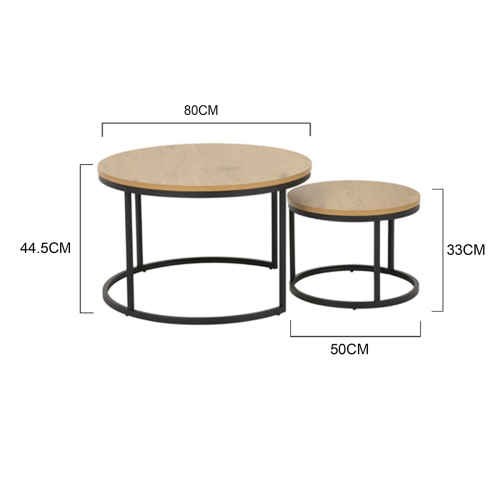 Hjem Design Dragos Coffee Table Set