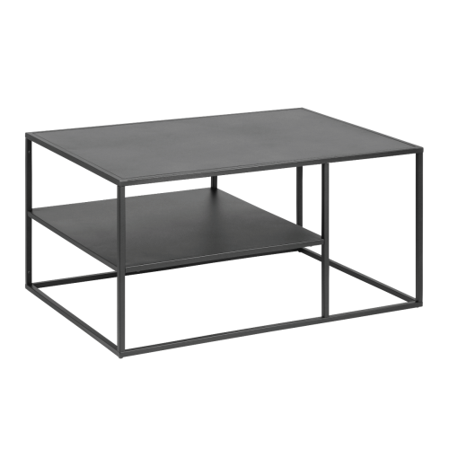 Hjem Design Newark Rectangular Coffee Table with Shelf