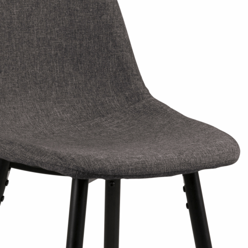 Hjem Design Verna Counter Stool, Grey, Set of 2
