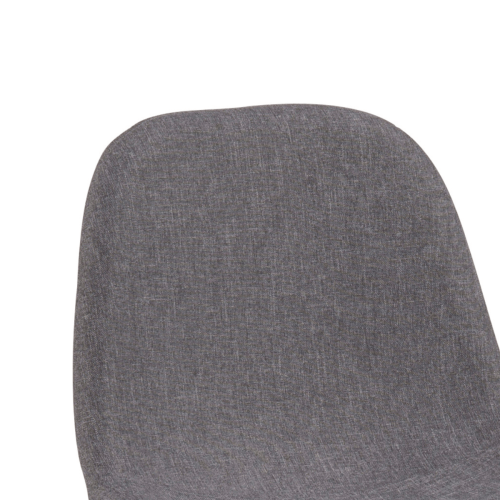 Hjem Design Verna Counter Stool, Light Grey, Set of 2