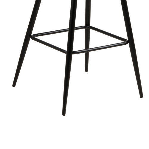 Hjem Design Verna Counter Stool, Light Grey, Set of 2