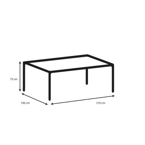 Hjem Design Trenton 8-Seater Dining Table