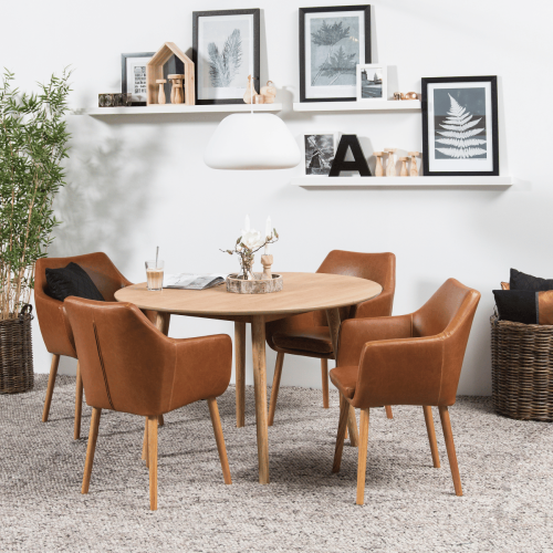 Hjem Design Yuno Round Dining Table