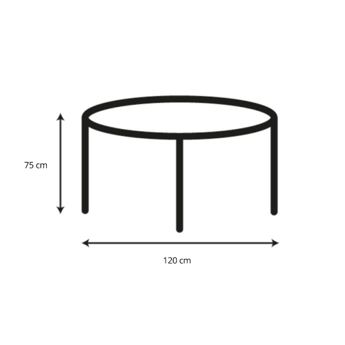 Hjem Design Yuno Round Dining Table