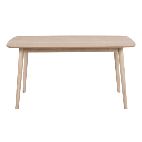 Hjem Design Yuno 4-Seater Dining Table, Oak