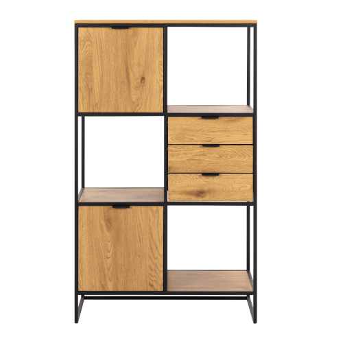 Hjem Design Swansea Bookcase, Low