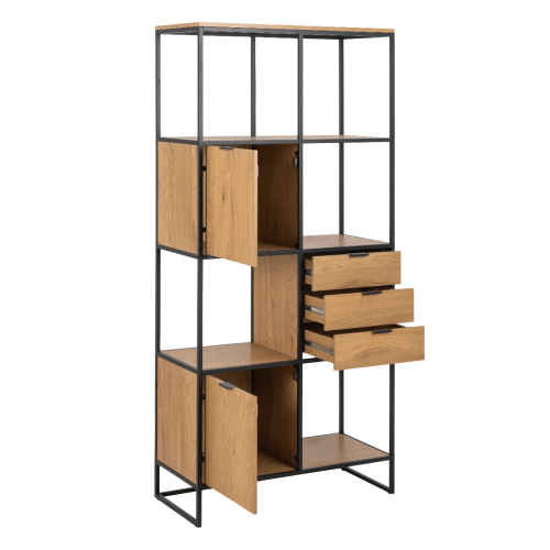 Hjem Design Swansea Bookcase, Tall