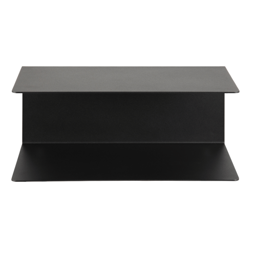 Hjem Design Jackson Wall Shelf, Set of 2, Black