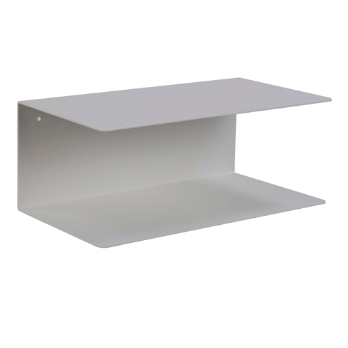 Hjem Design Jackson Wall Shelf, Set of 2, White