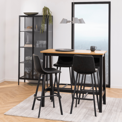 Hjem Design Newark Display Cabinet, Tall