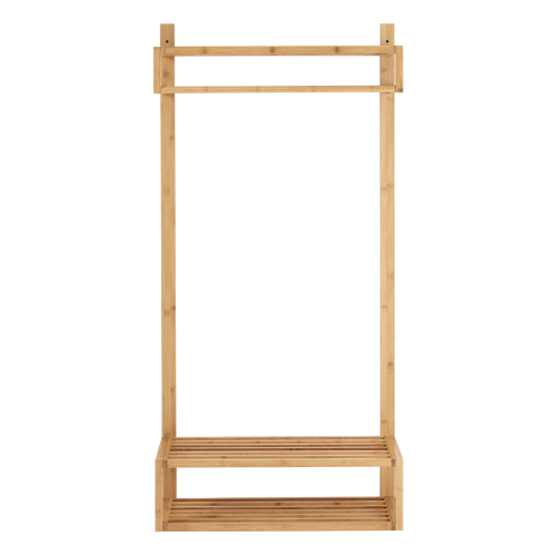 Hjem Design Bali Clothes Rack with Hang Bar+3 Shelves