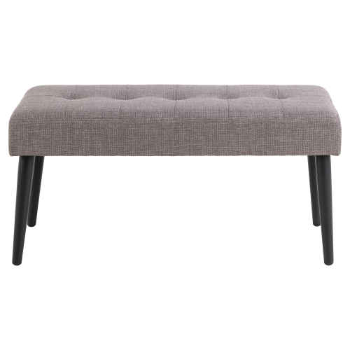 Hjem Design Glory Bench, Light Grey