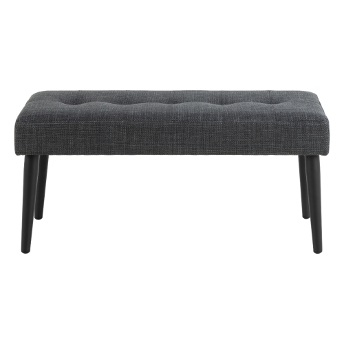 Hjem Design Glory Bench, Charcoal