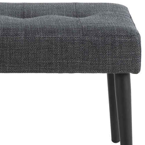 Hjem Design Glory Bench, Charcoal