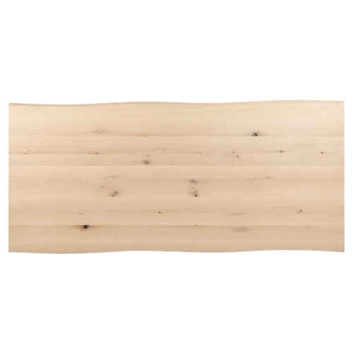 Hjem Design Malika 8-Seater Dining Table, Natural & Black