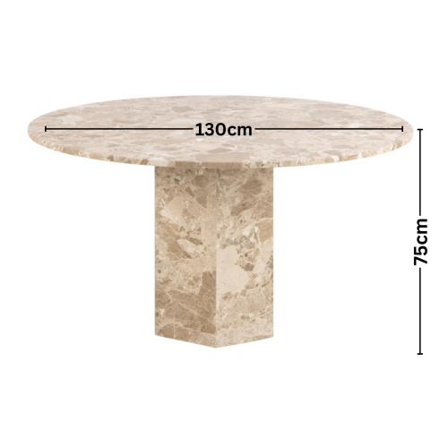 Hjem Design Naxos Round dining table