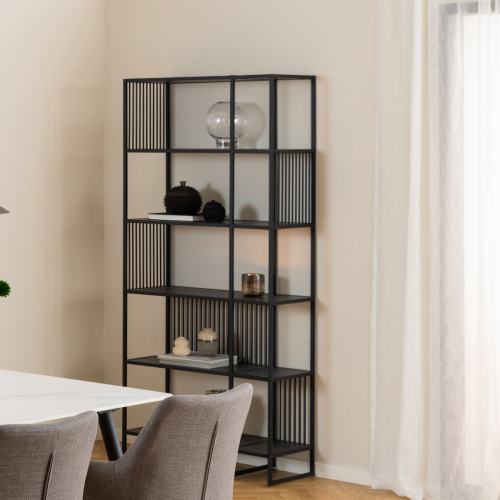 Hjem Design Strington Shelving Unit, 85x35x185cm