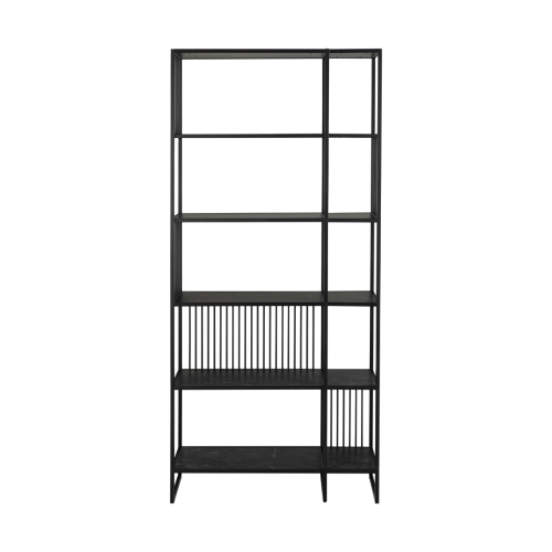 Hjem Design Strington Shelving Unit, 85x35x185cm