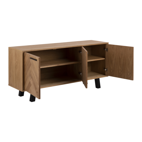Hjem Design Brighton Sideboard, Oak
