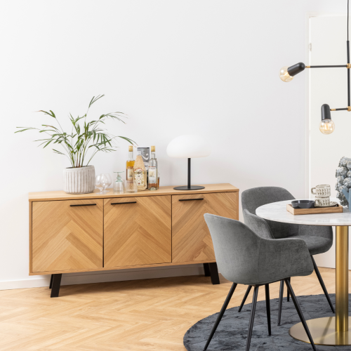 Hjem Design Brighton Sideboard, Oak