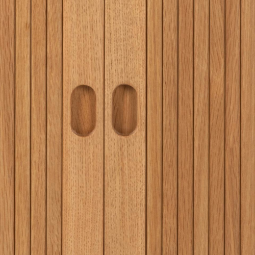 Hjem Design Langley Sideboard, Oak, 120cm