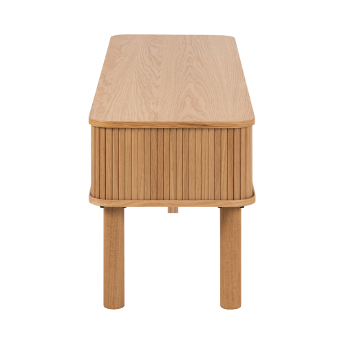 Hjem Design Langley TV Unit, Oak