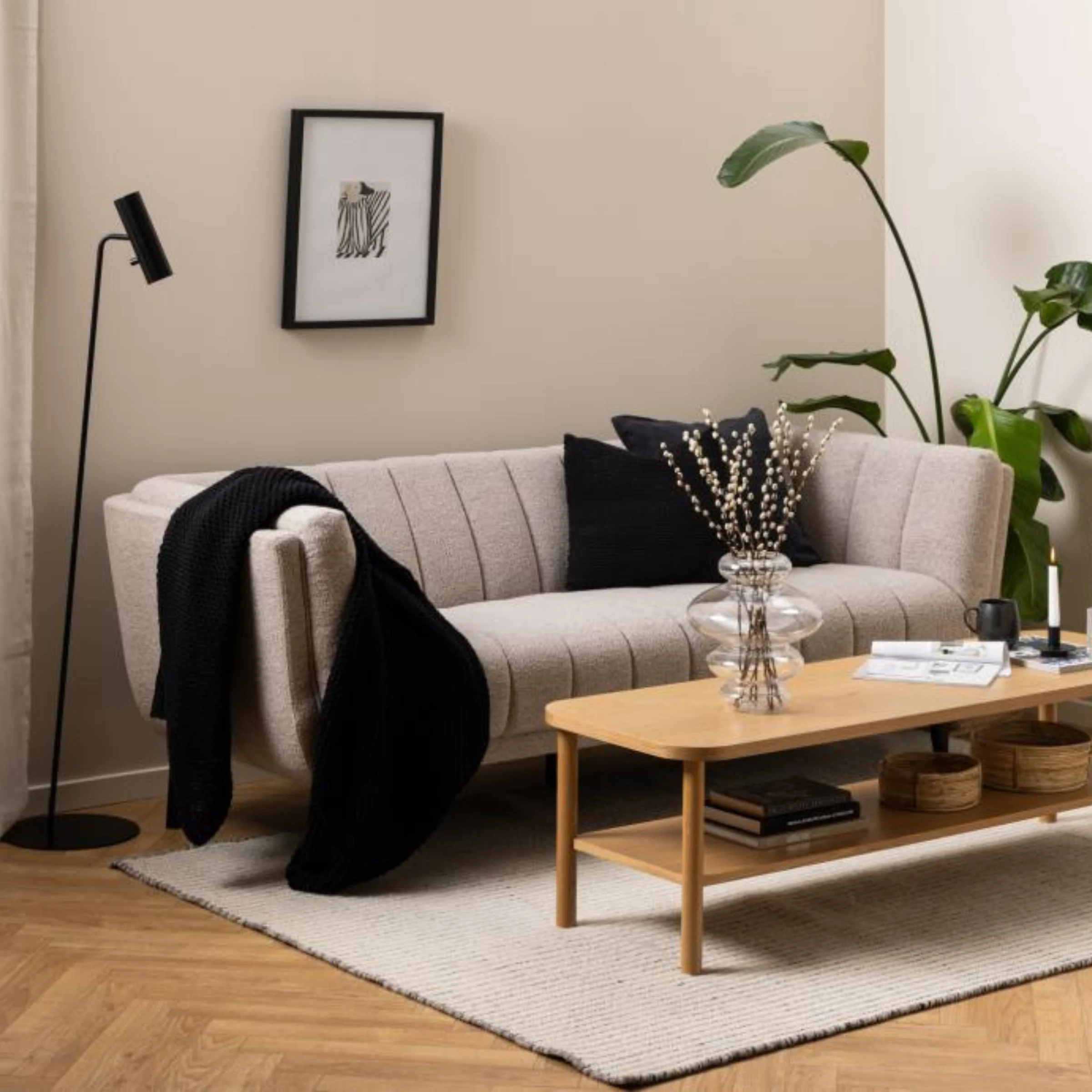 Hjem Design Tampa 3-seater Sofa